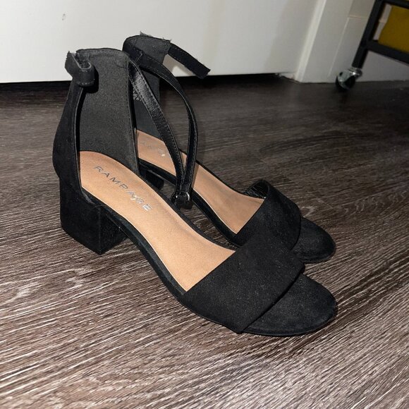 Short Black Heels - Picture 1 of 4